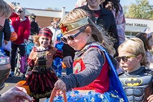 Kids at Trunk or Treat event